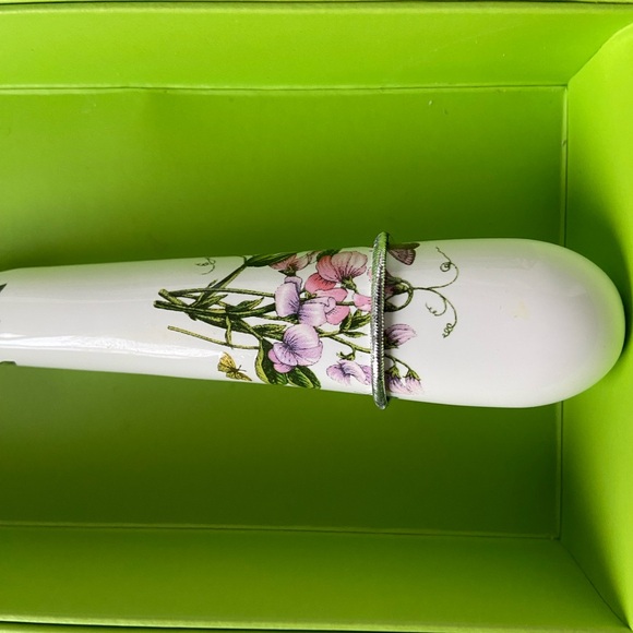 Portmicirion Botanic Garden Cake Server Stainless/Porcelain New in Box - Picture 3 of 5